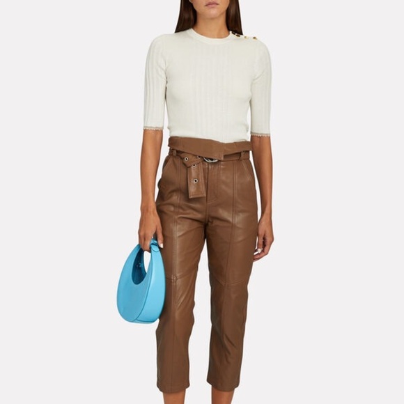 PROENZA SCHOULER Silk-Cashmere Rib Knit Top - Picture 2 of 8